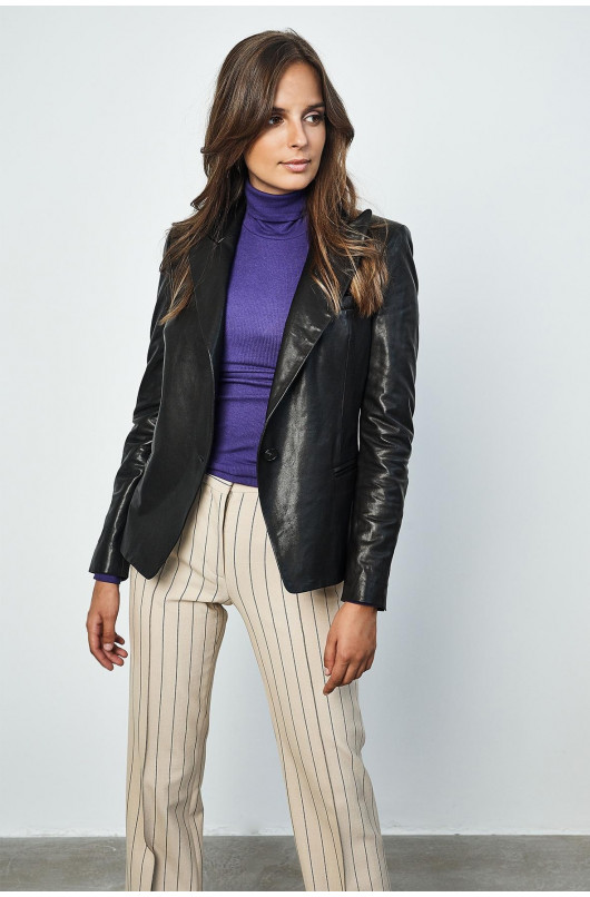 Dione leather blazer - Enes - 2 