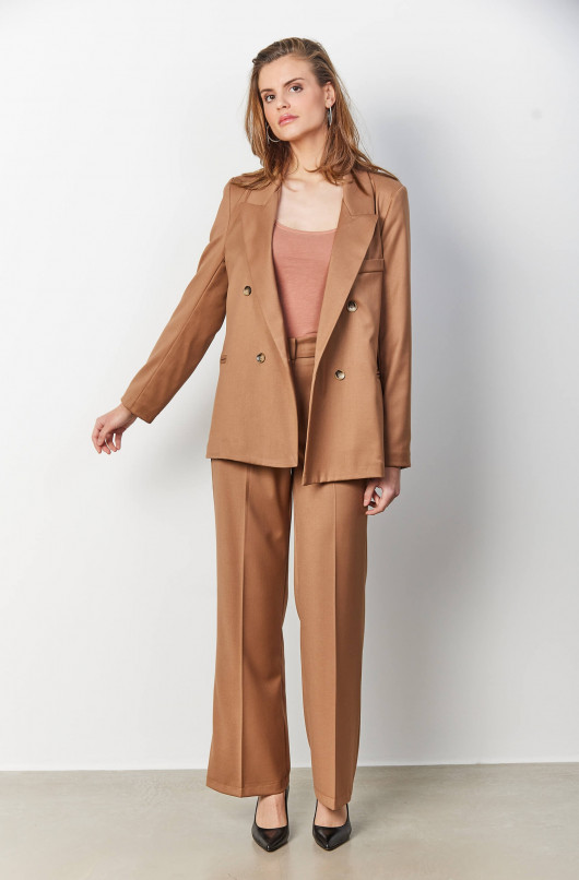 Blazer uni croisé - Love@me - 6 