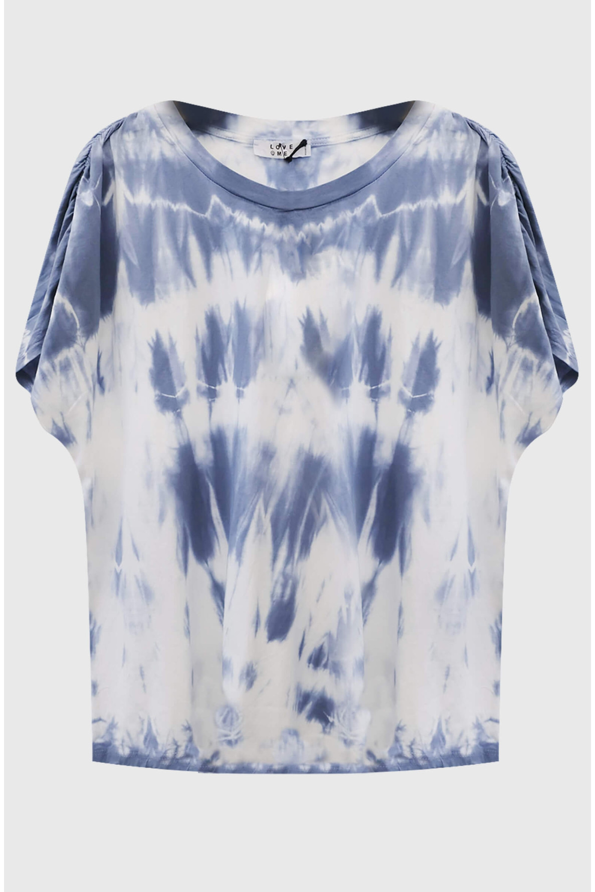 Tie & Dye verzameld t-shirt Tie & Dye verzameld t-shirt