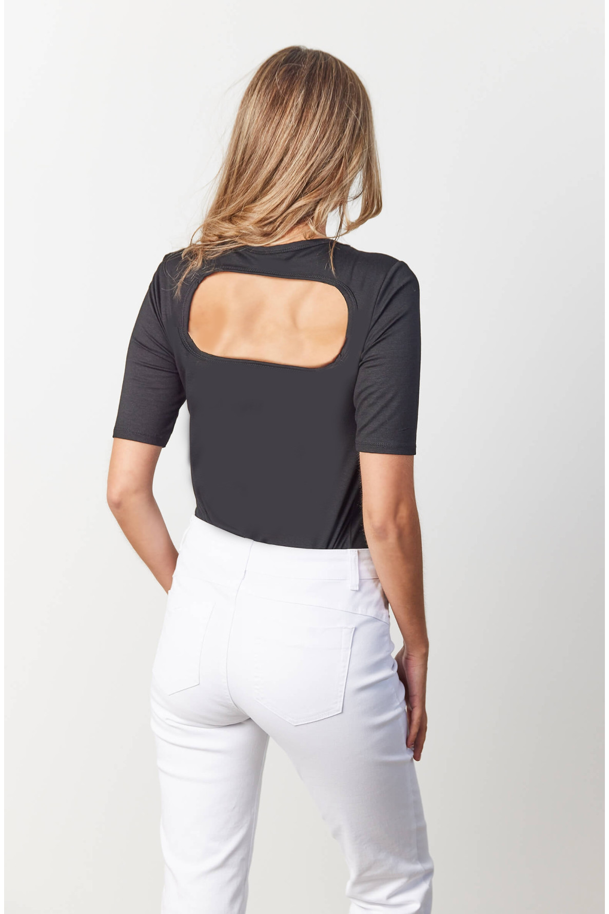 Open back t-shirt - Love@me - 1 