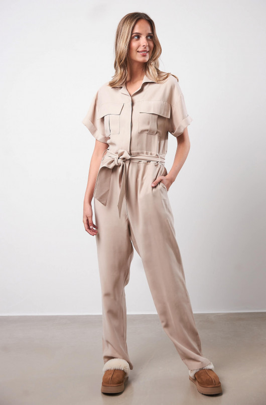 Jumpsuit met riem - Love@me - 4 