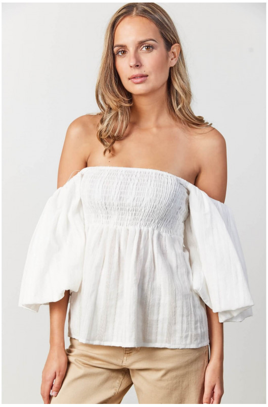 Strapless blouse - Love@me - 1 