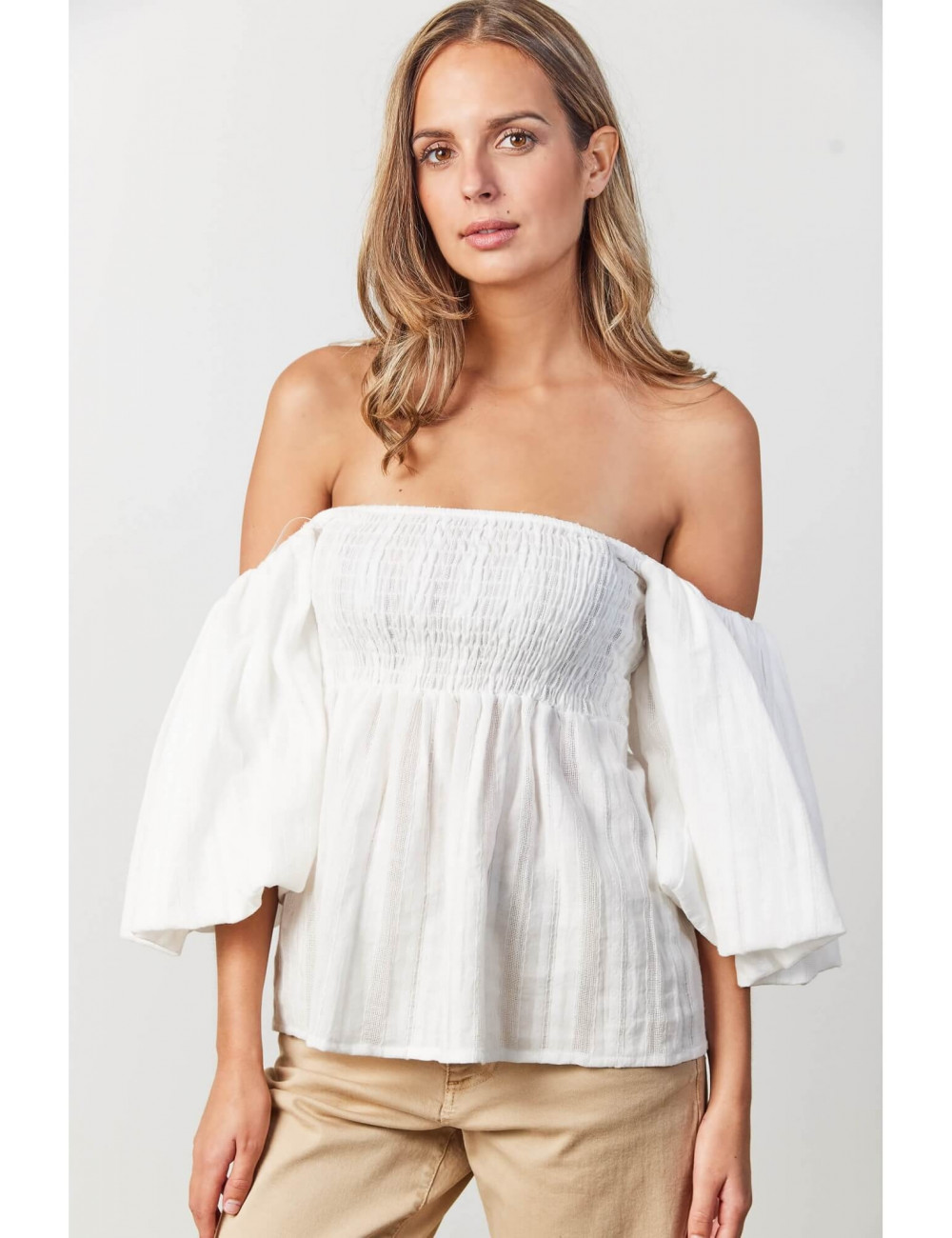 Strapless blouse - Love@me -  