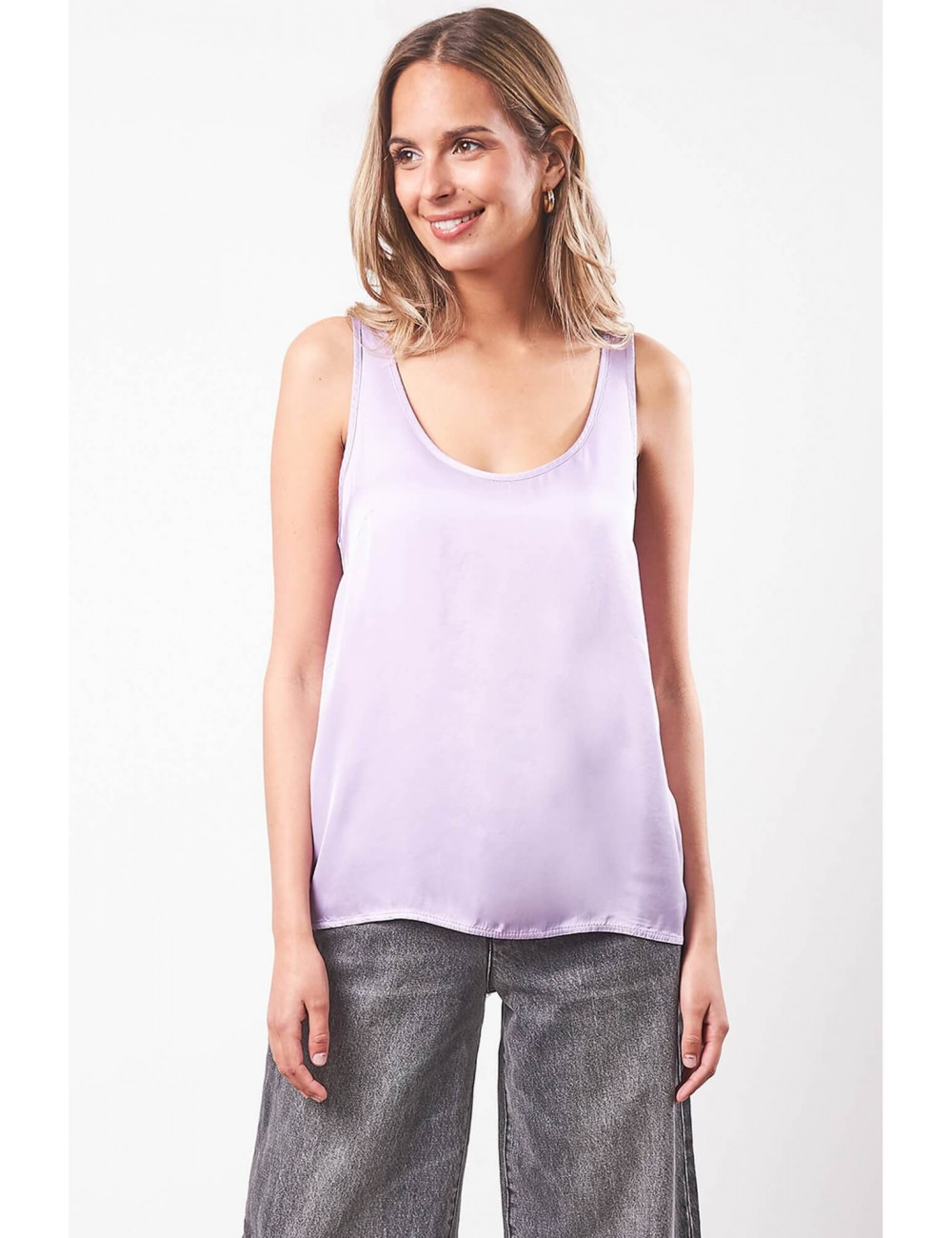 Top with thin straps - Love@me -  