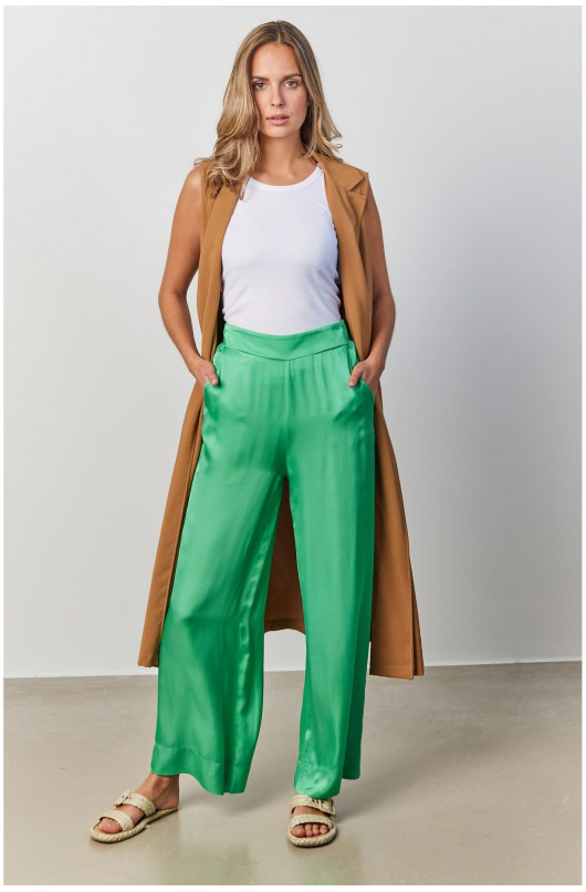 Pantalon souple satin - Love@me - 1 