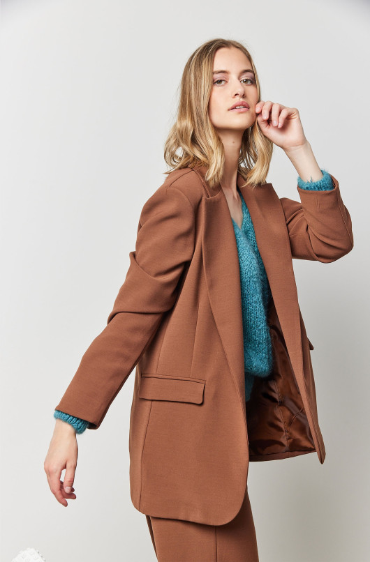 blazer oversize sans bouton - Love@me - 4 