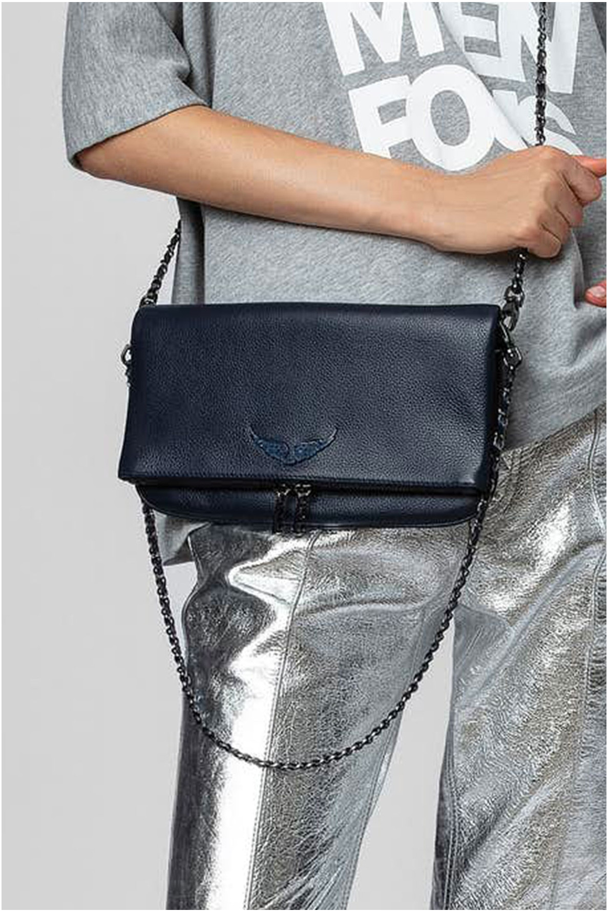Rock grained leather bag Rock grained leather bag