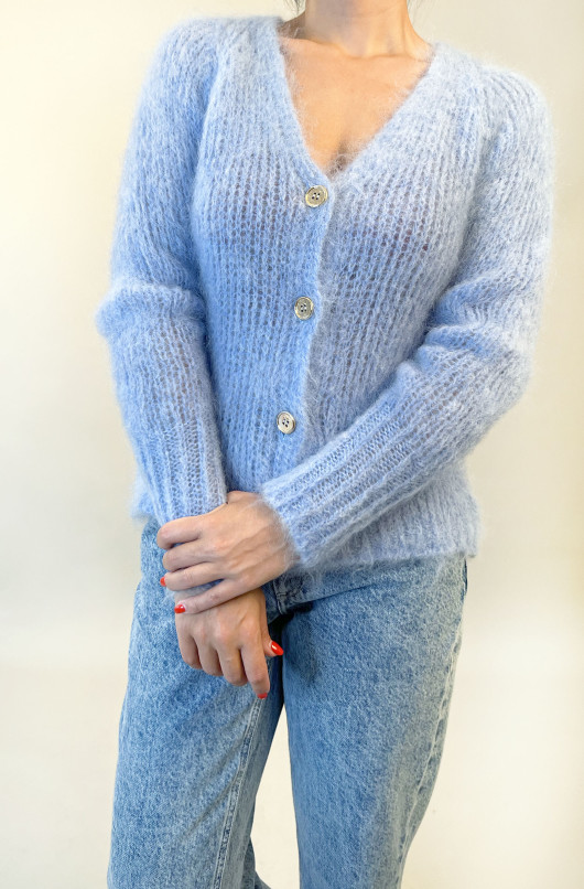 V-NECK CARDIGAN - 2 - Love@me - 2 