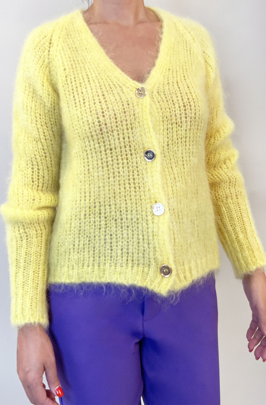 CARDIGAN COL V - 7