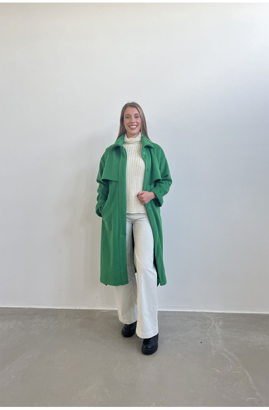 Flap Coat - 3 - Love@me - 3 