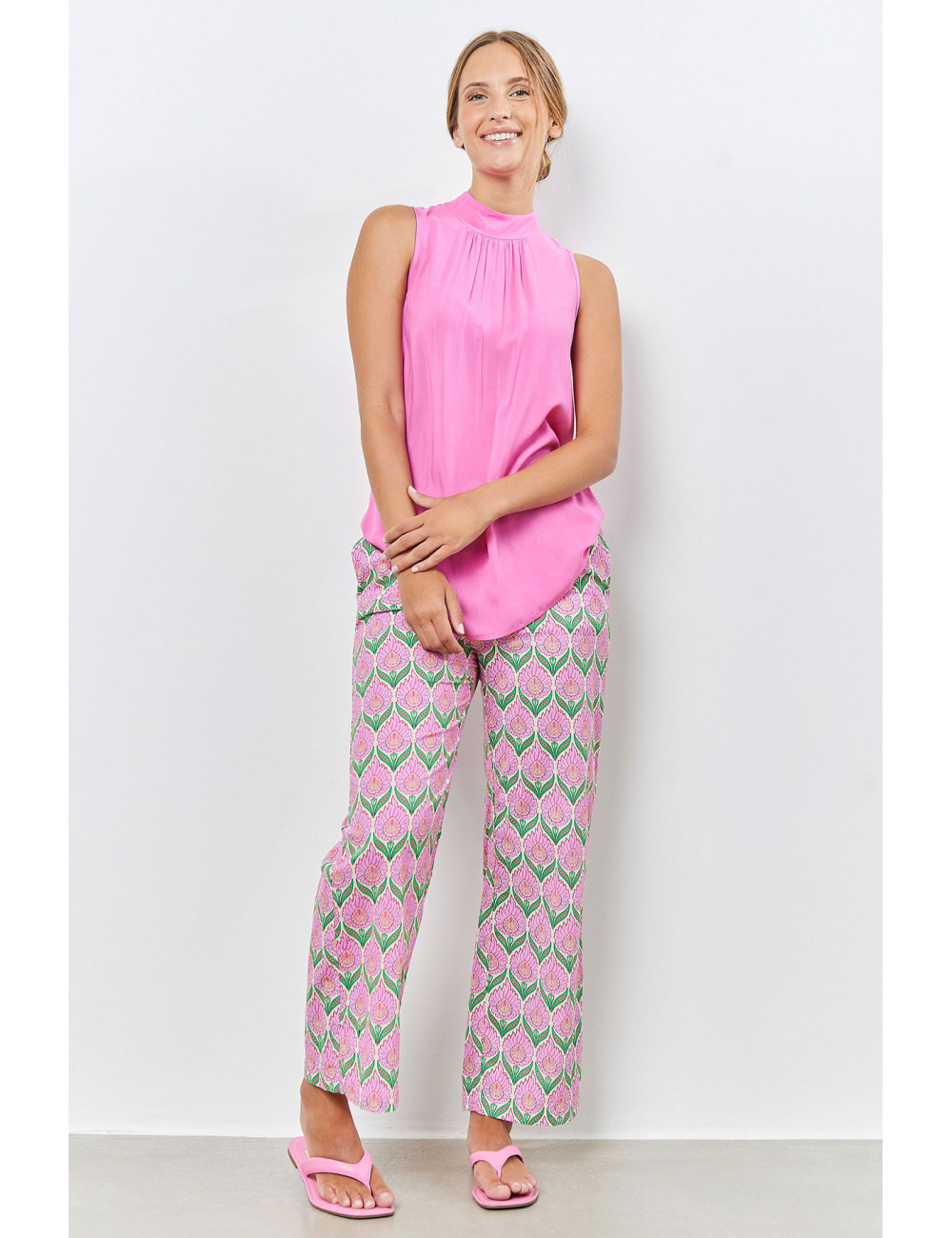 Printed trousers - 