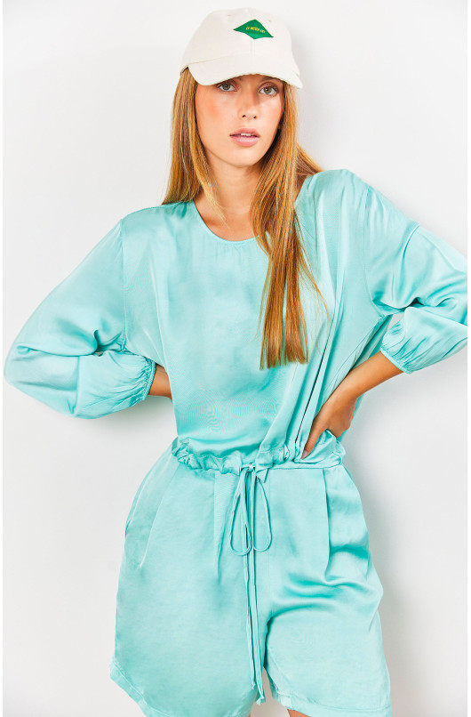 Satijnen blouse - 4