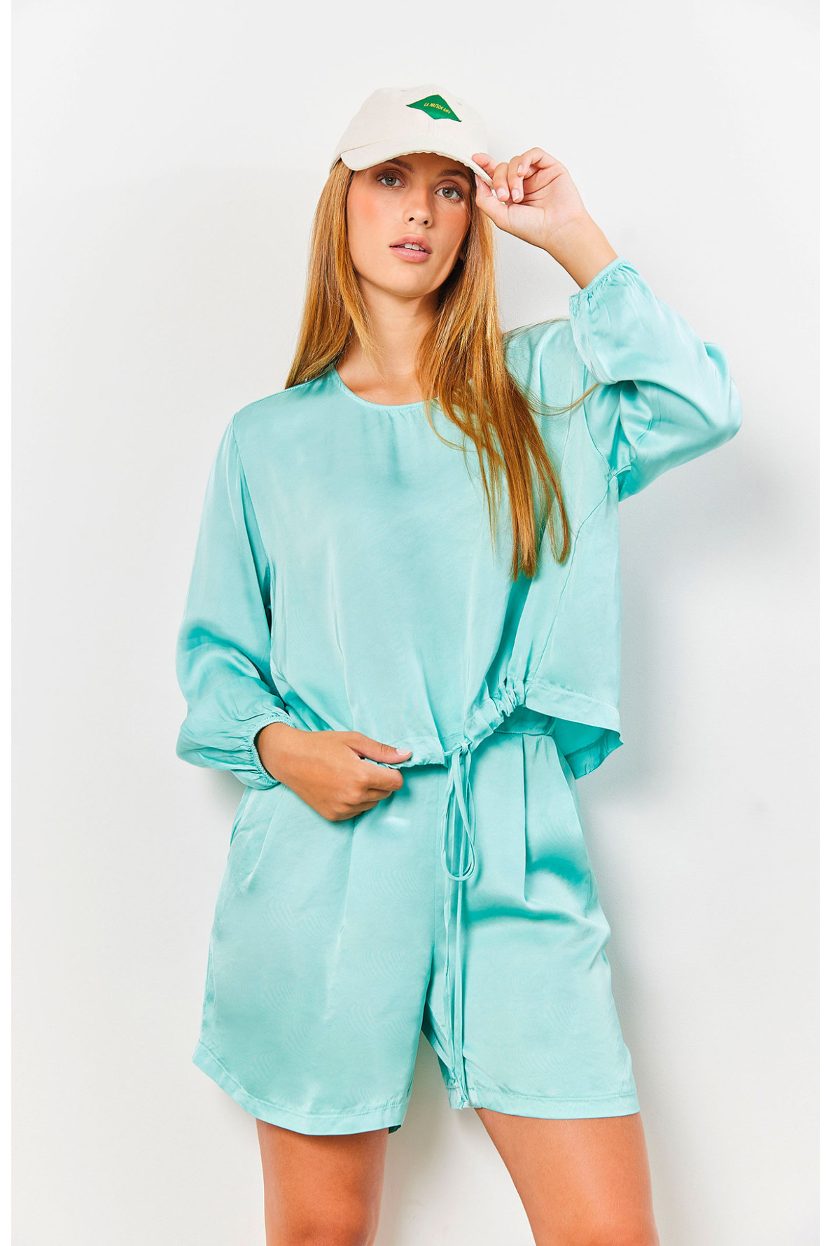 Satijnen blouse - 5