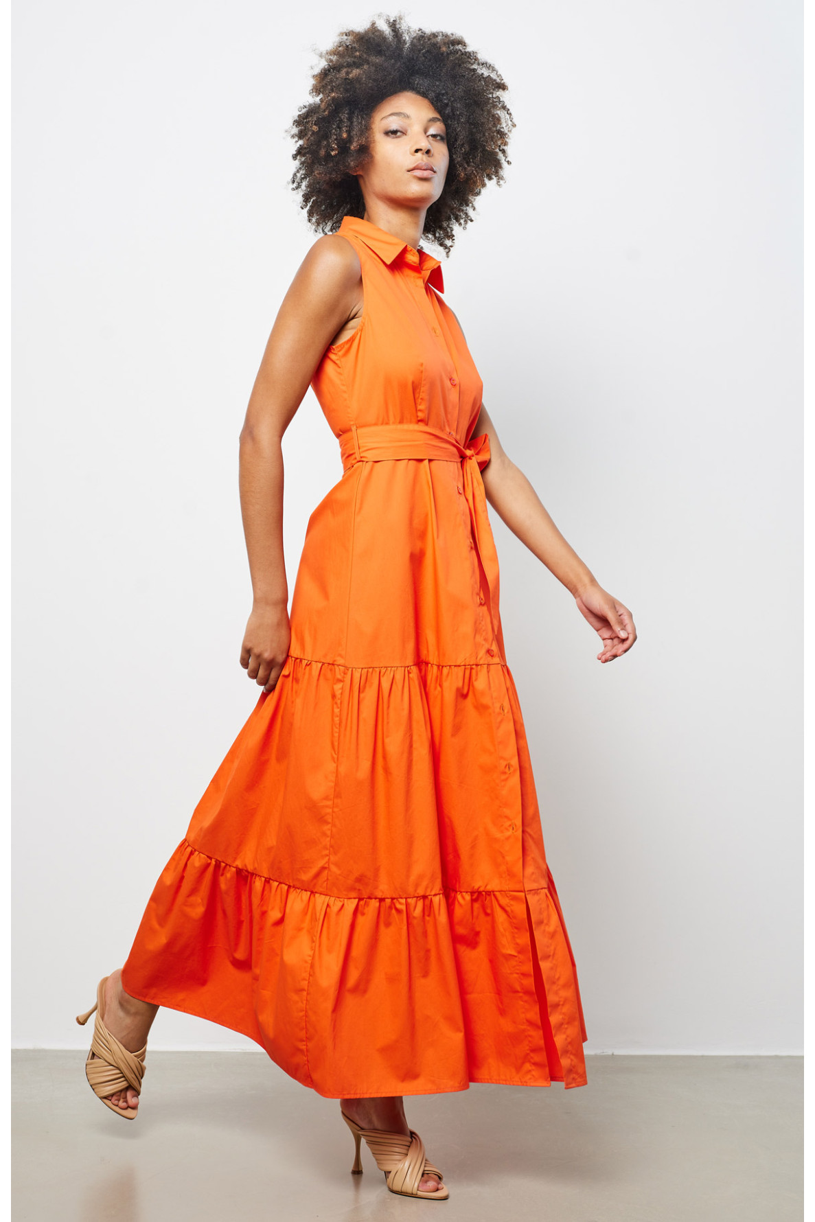 Robe Longue 3 Volants - 1