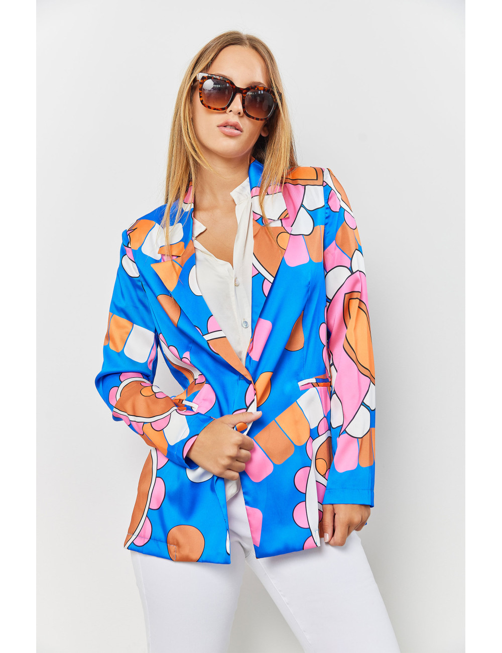 Print Blazer - 