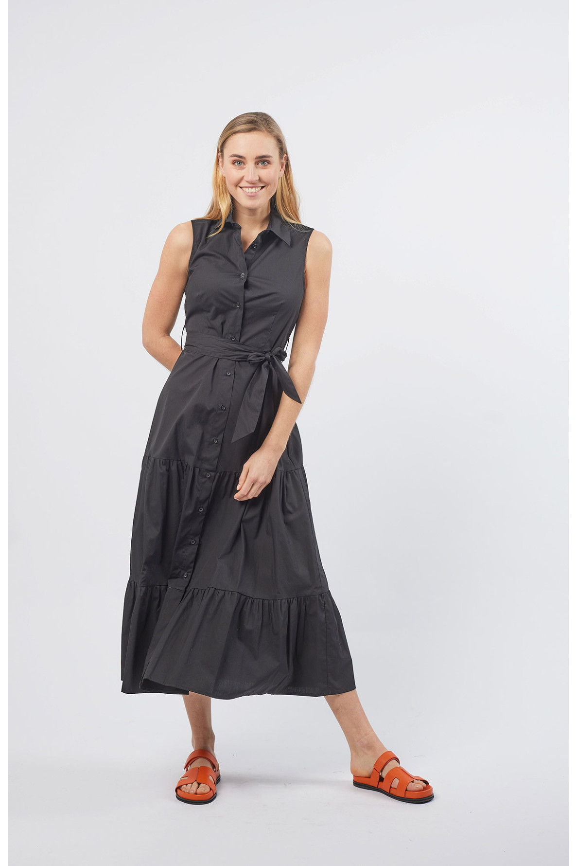 Robe Longue 3 Volants - 5