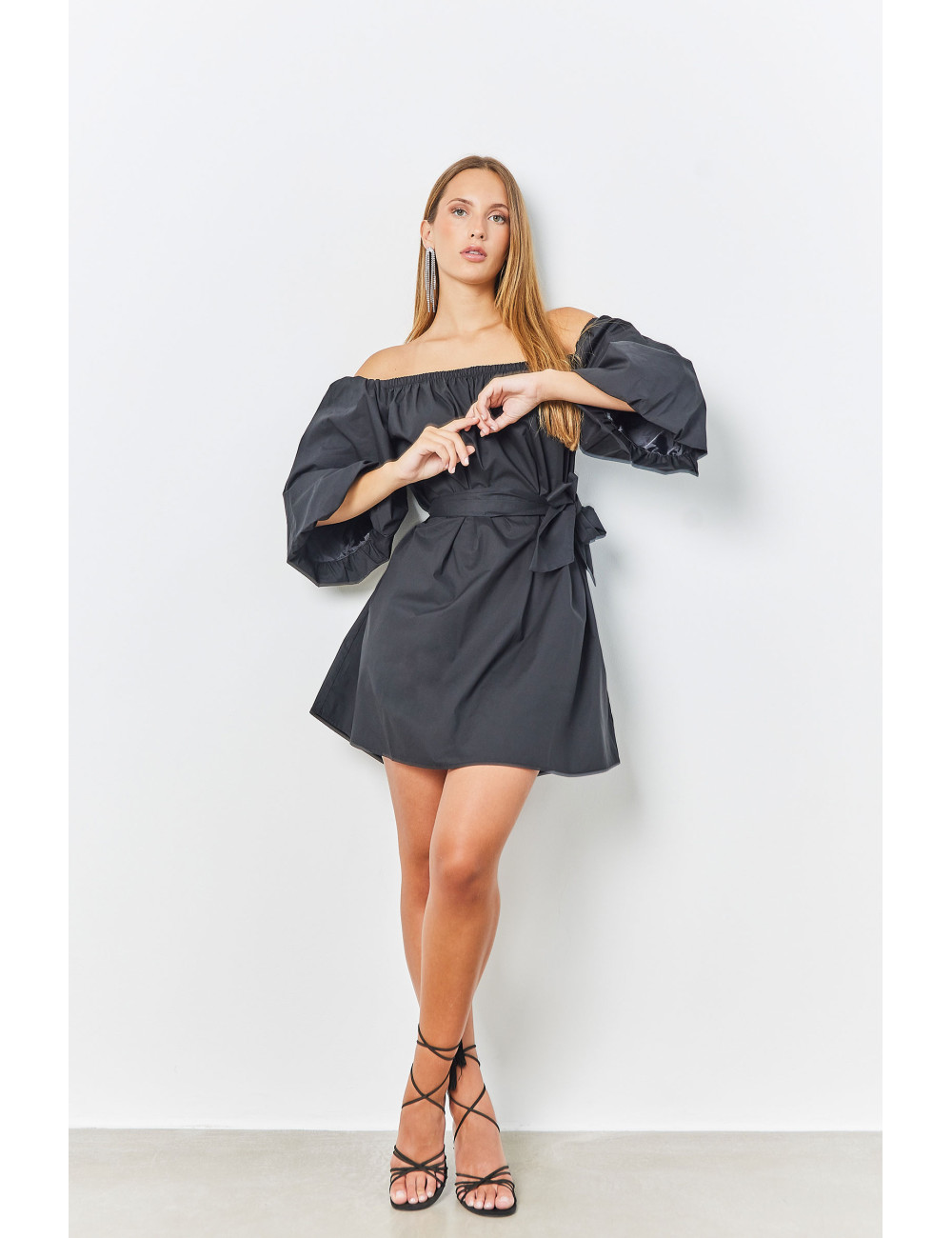 Robe Courte Col Bateau - Robe Courte Col Bateau -