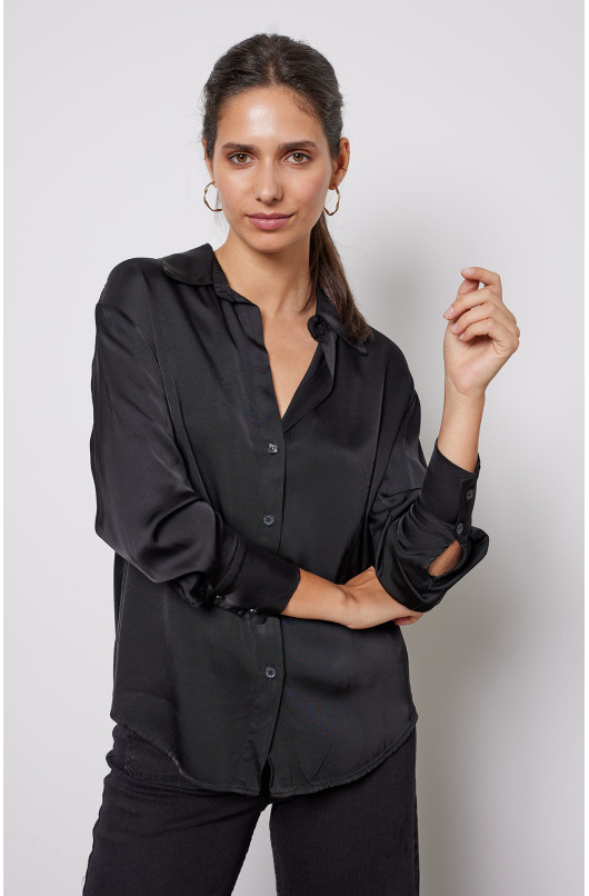 CLASSIC SATIN SHIRT - 8