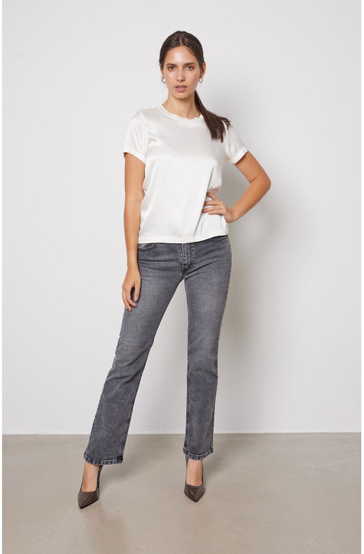 STRAIGHT-LEG JEANS - 2 - Love@me - 2 