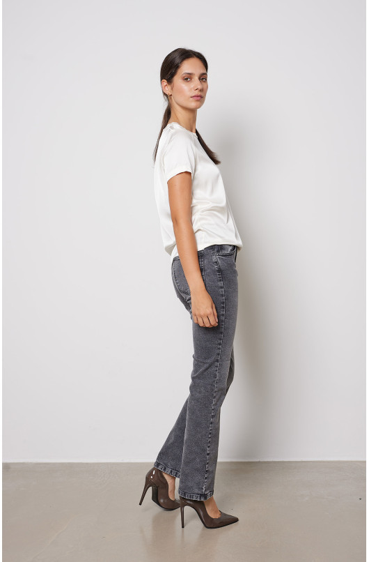 Jeans met split aan de achterkant - 11