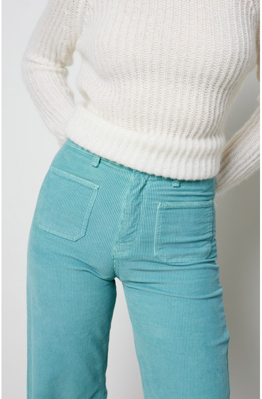 JEANS VELOURS DROIT - 3 - Love@me - 3 