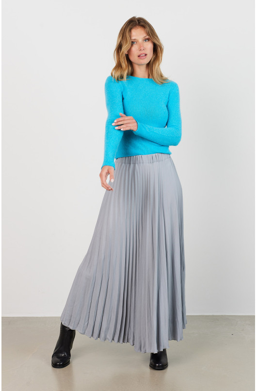 LONG PLEATED SKIRT - 1 - Love@me - 1 