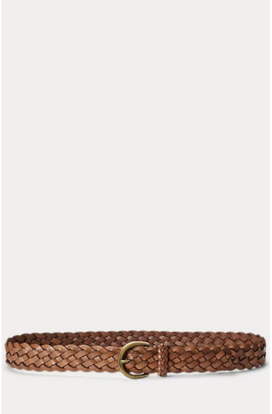 WOVEN COWHIDE BELT - 1 - Polo - Ralph Lauren - 1 