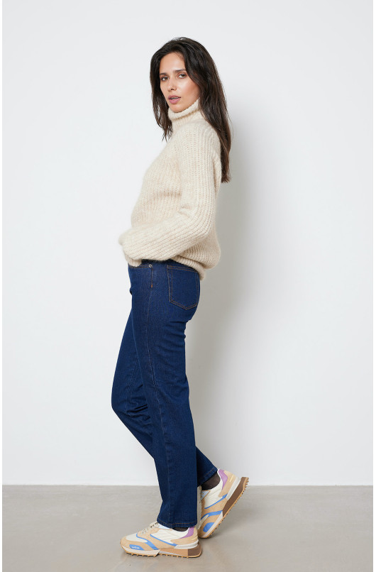 JEANS DROIT BLEU - 3 - Love@me - 3 