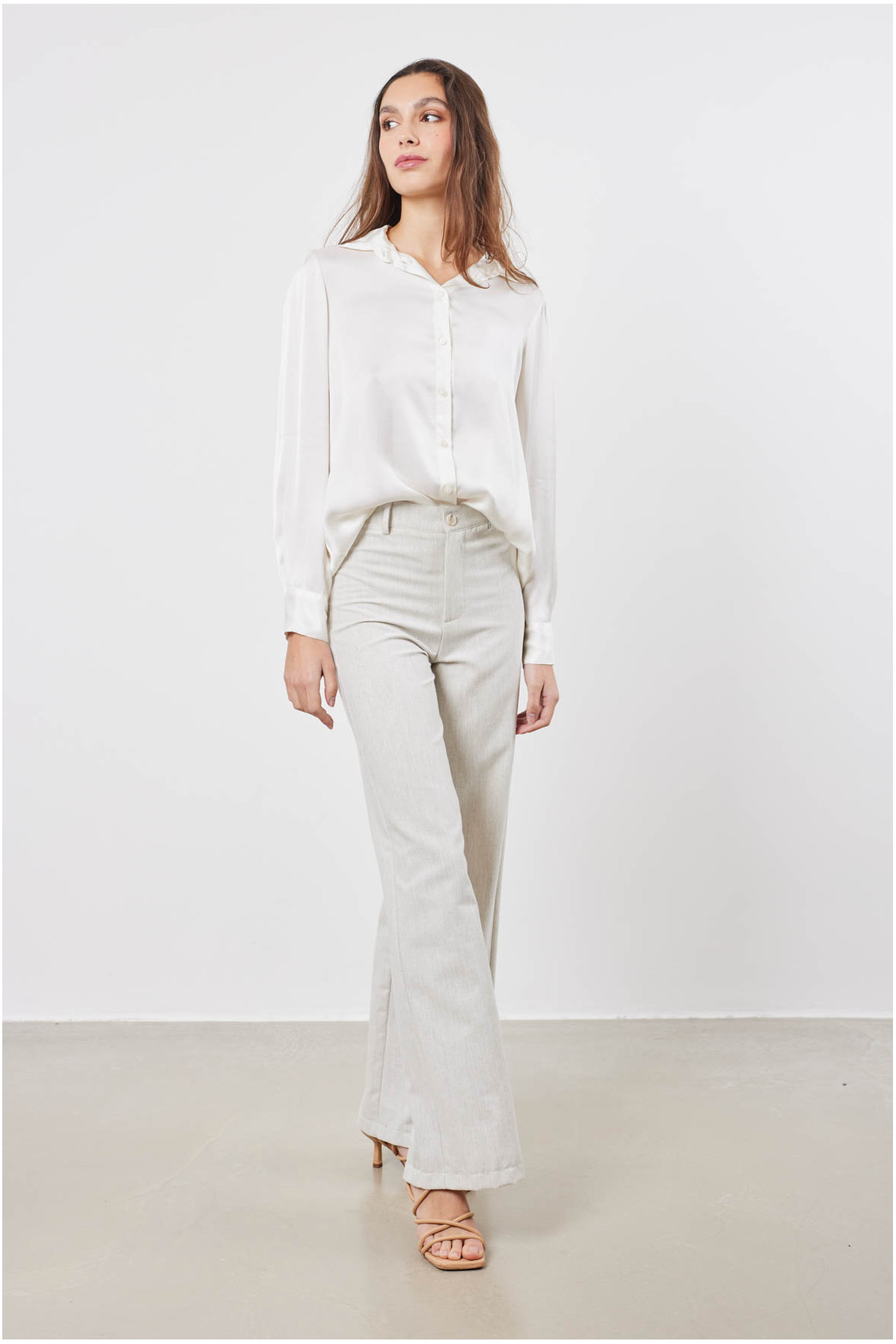 Satijnen blouse - 5