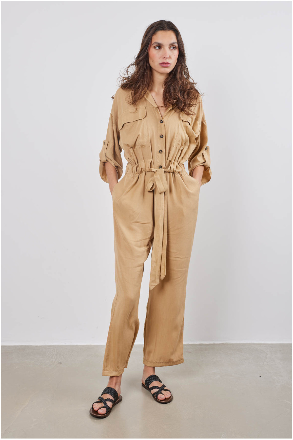 BELTED OVERALLS - 6