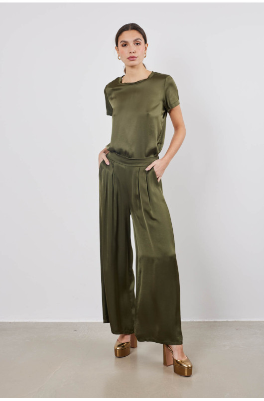 PANTALON EN SATIN - 6