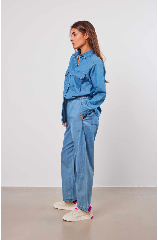 PANTALON CAPRI DENIM - 2 - Reiko - 2 