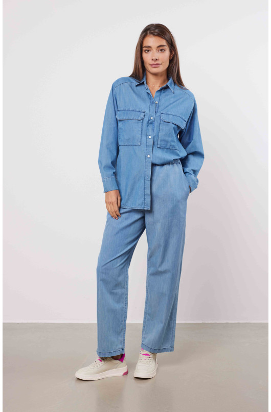 PANTALON CAPRI DENIM - 3 - Reiko - 3 