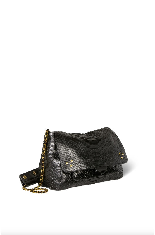 SAC LULU M - PYTHON NOIR - 3 - Jérôme Dreyfuss - 3 