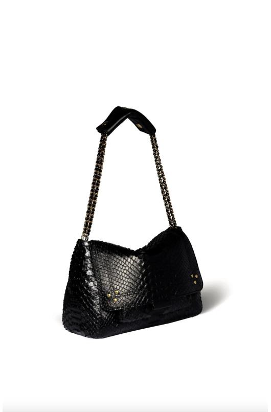 SAC LULU M - PYTHON NOIR - 4