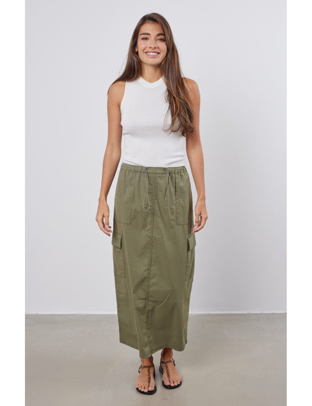 SLEEVELESS JUMPER - 
