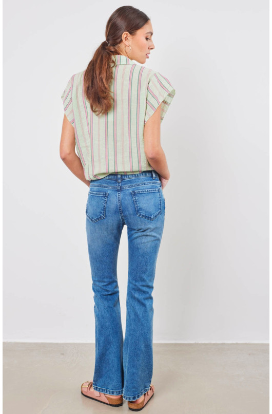 JEANS MET RECHTE PIJPEN - 3 - Love@me - 3 