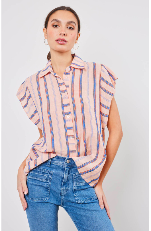 CHEMISE RAYURES - 2 - Love@me - 2 