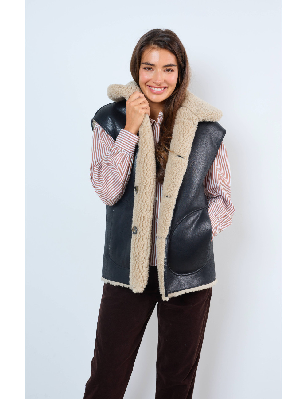 VESTE MOUTON REVERSIBLE Hod No Concept Stores
