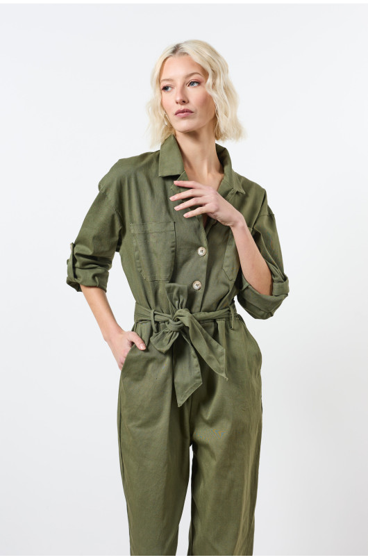 combinaison pantalon ceinturee - 4