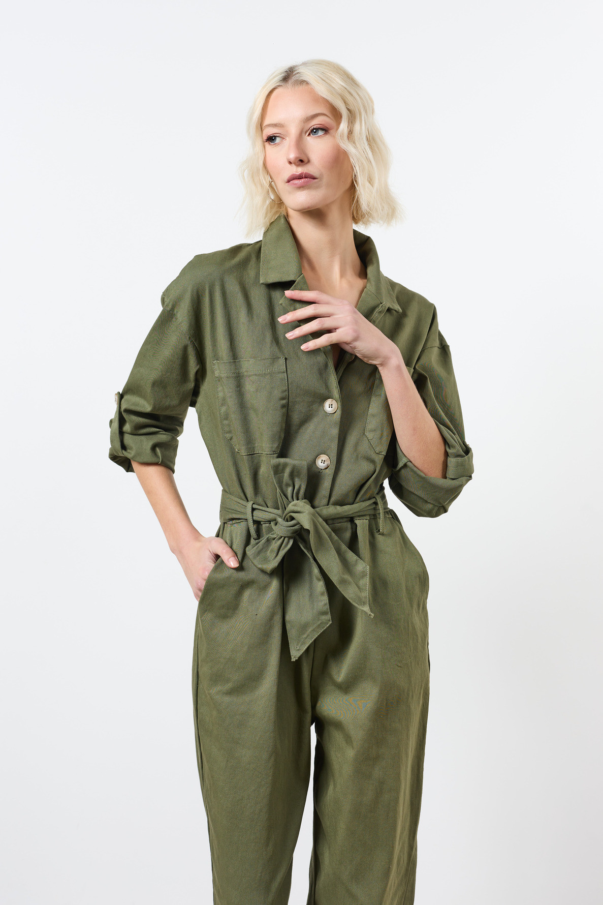 combinaison pantalon ceinturee - 4