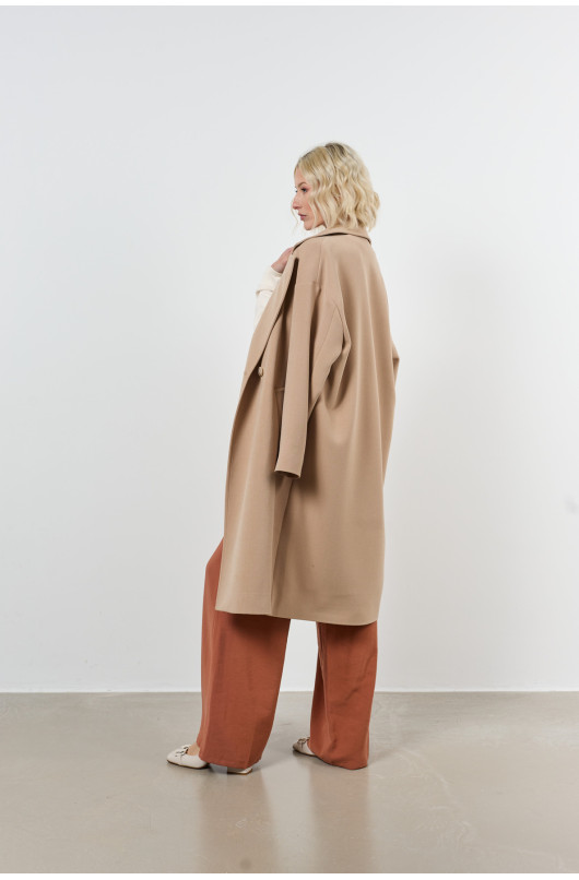 manteau oversize 2 poches plaquees - 6
