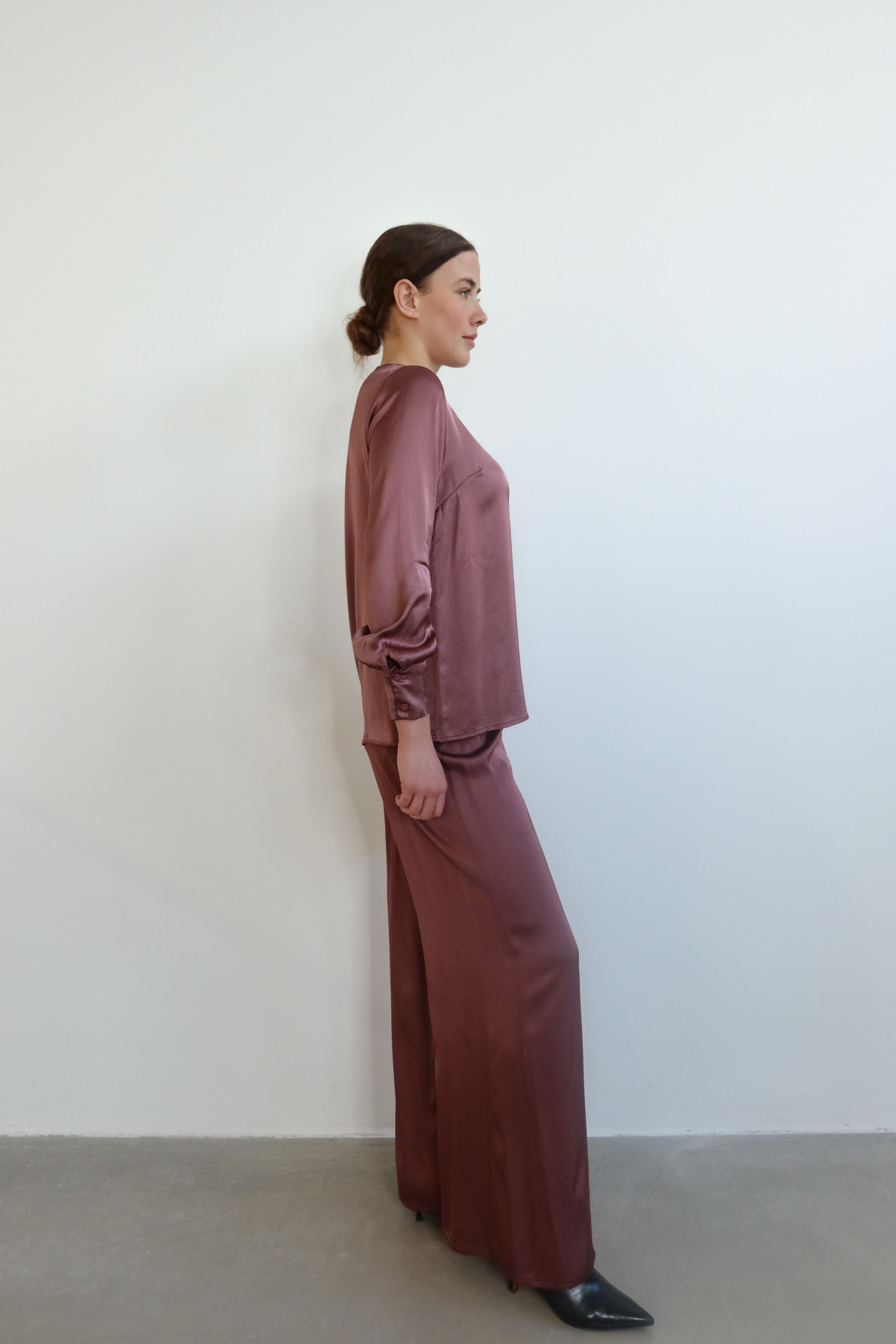 blouse col rond manches longues - 12