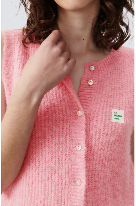 WOLLEN MOUWLOOS VEST - 36