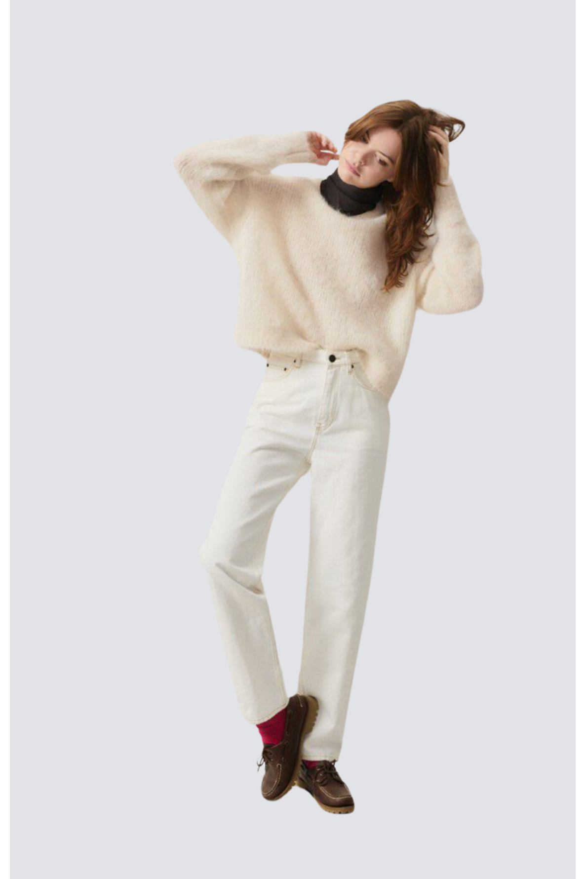 MOHAIR WOOL CREWNECK SWEATER - 13