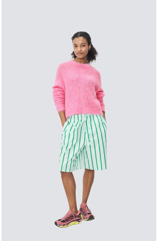 MOHAIR WOOL CREWNECK SWEATER - 21