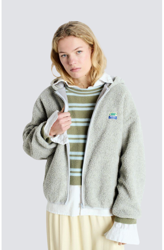 veste ample bouclettes zippée - 3 - American Vintage - 3 