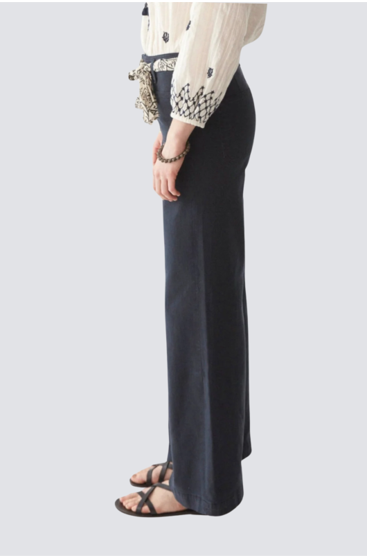 pantalon uni avec poches avant - 11