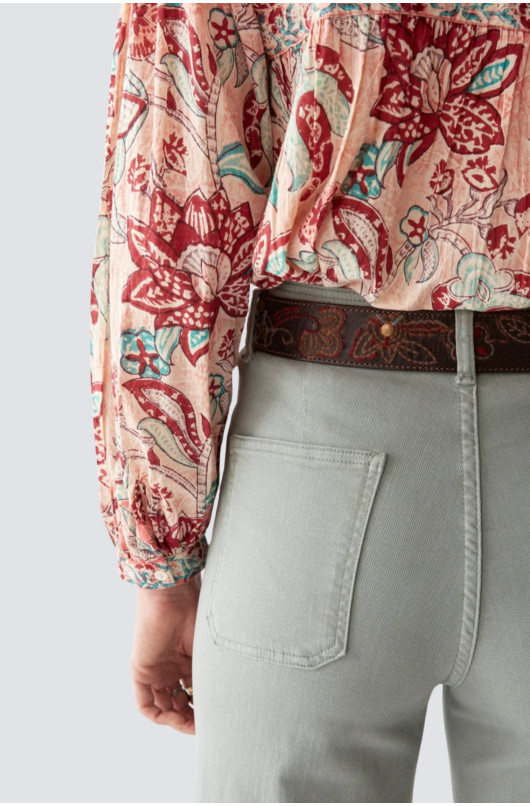 pantalon uni avec poches avant - 3