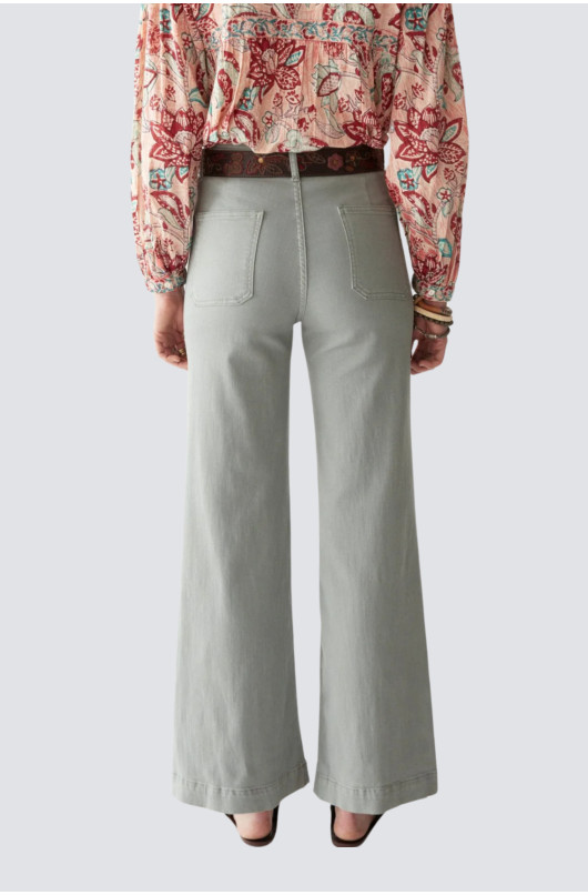pantalon uni avec poches avant - 4